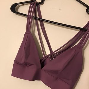 Purple Triangle Bralette